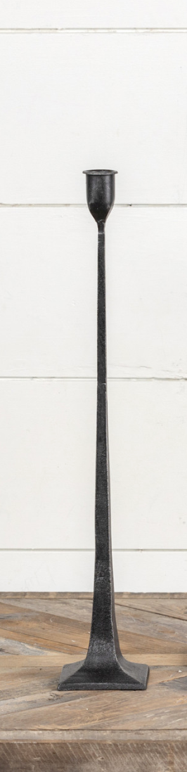 17.5” Forged Black Candlestick