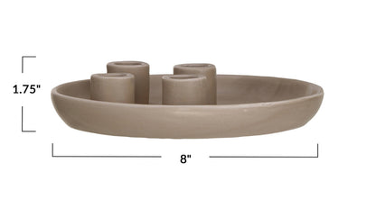 Stoneware Advent Taper Holder