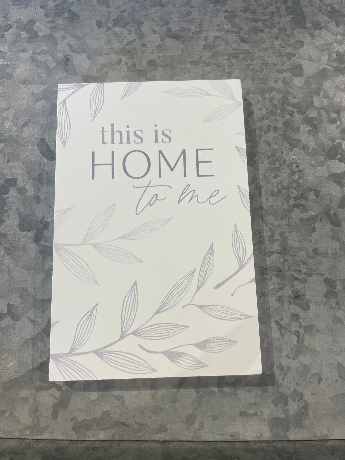 This is home to me Keepsake Card