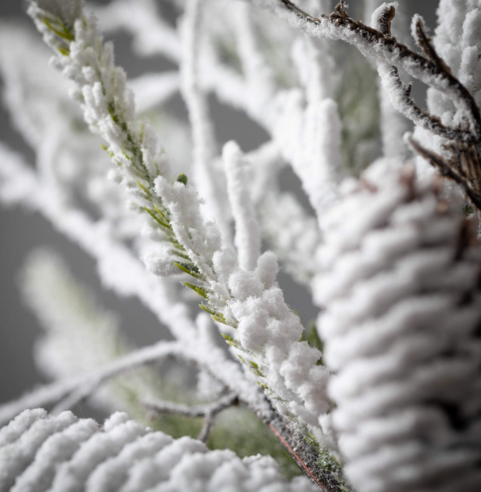 Flocked Pine Twig Stem