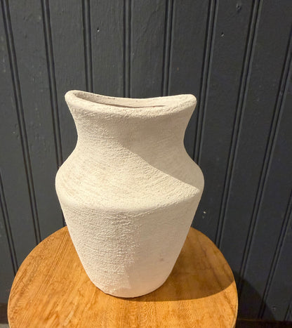 6” Wide Mouth Earthen Vase