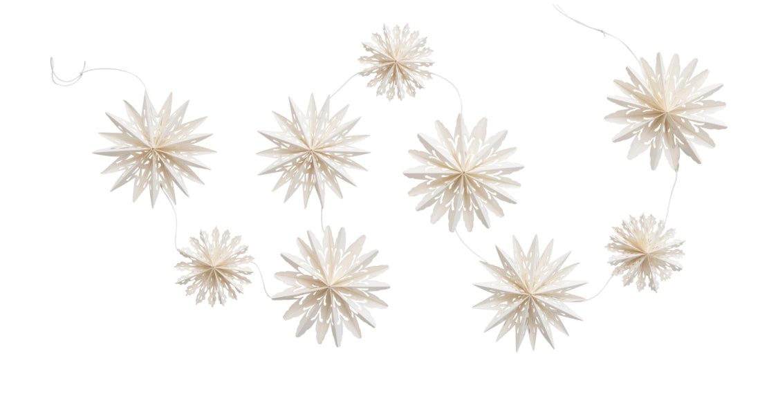 72”L Snowflake Garland