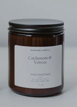 Cardamom & Vetiver Soy Candle