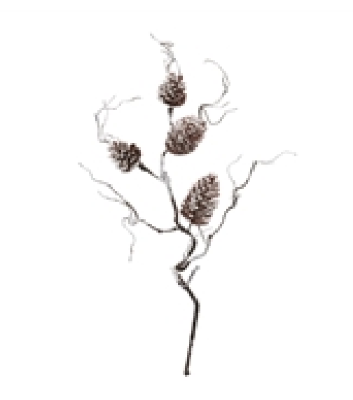 31”H Pinecone Branch