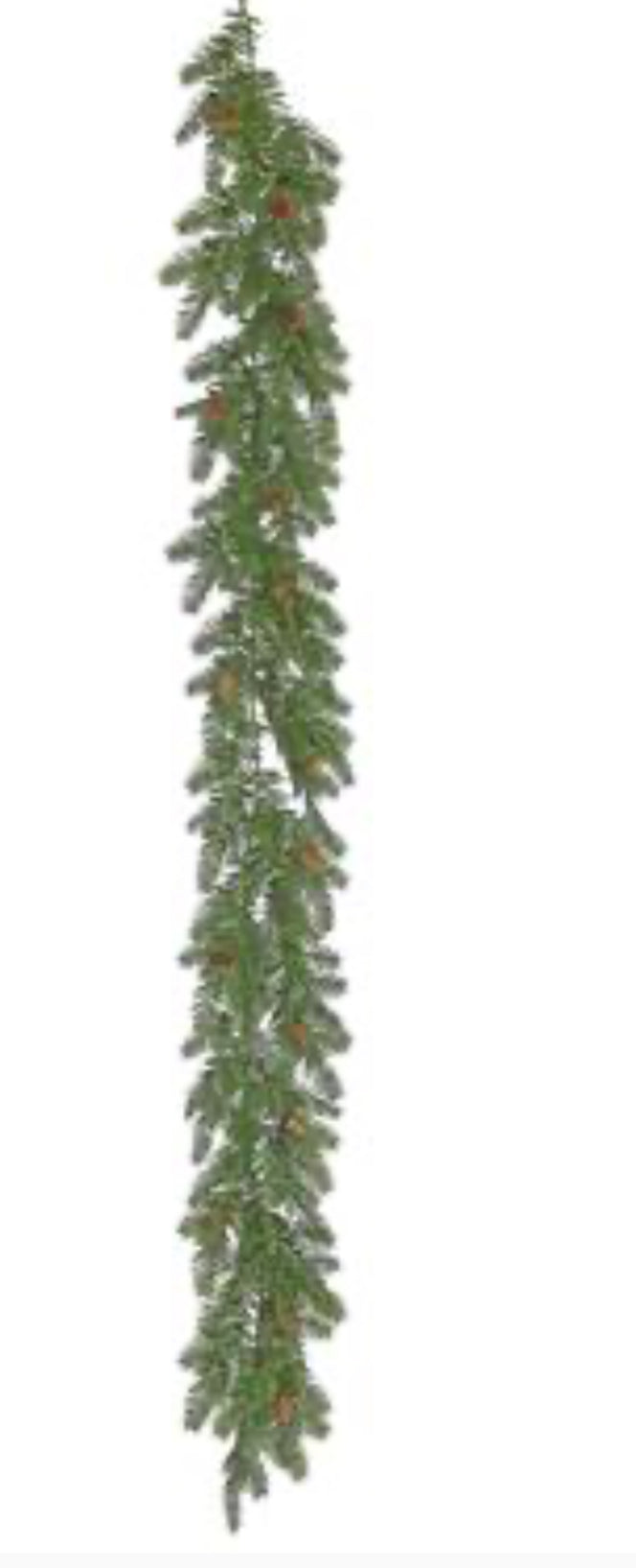 6’ Noble Fir & Pinecone Garland