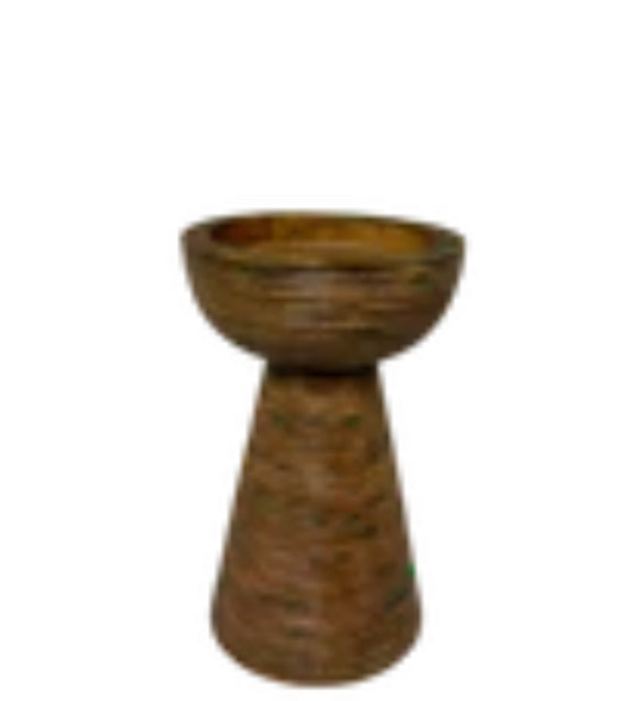 6” Polyresin Candleholder
