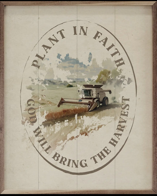 8”x10” Plant in Faith Combine