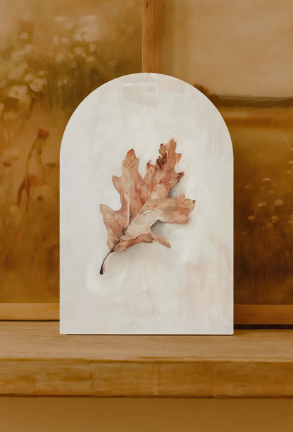 6”x4” Oak Leaf Fall Arch Sign