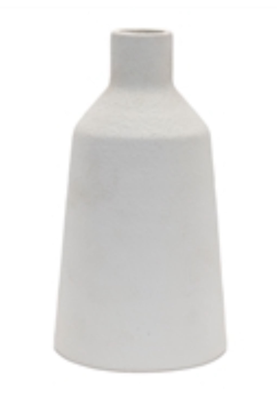 White Stoneware Vase