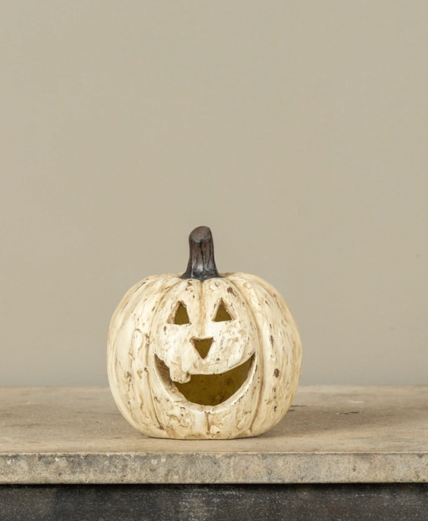 5.5” Cream Big Mouth Pumpkin