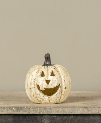 5.5” Cream Big Mouth Pumpkin