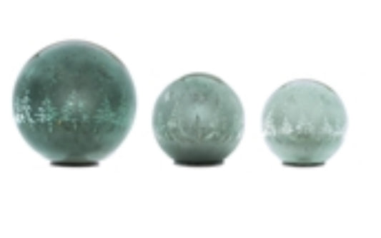 7.5” LED Globe w/Trees-Large