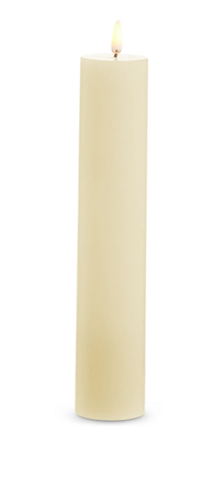 2”x10” Ivory Pillar Candle