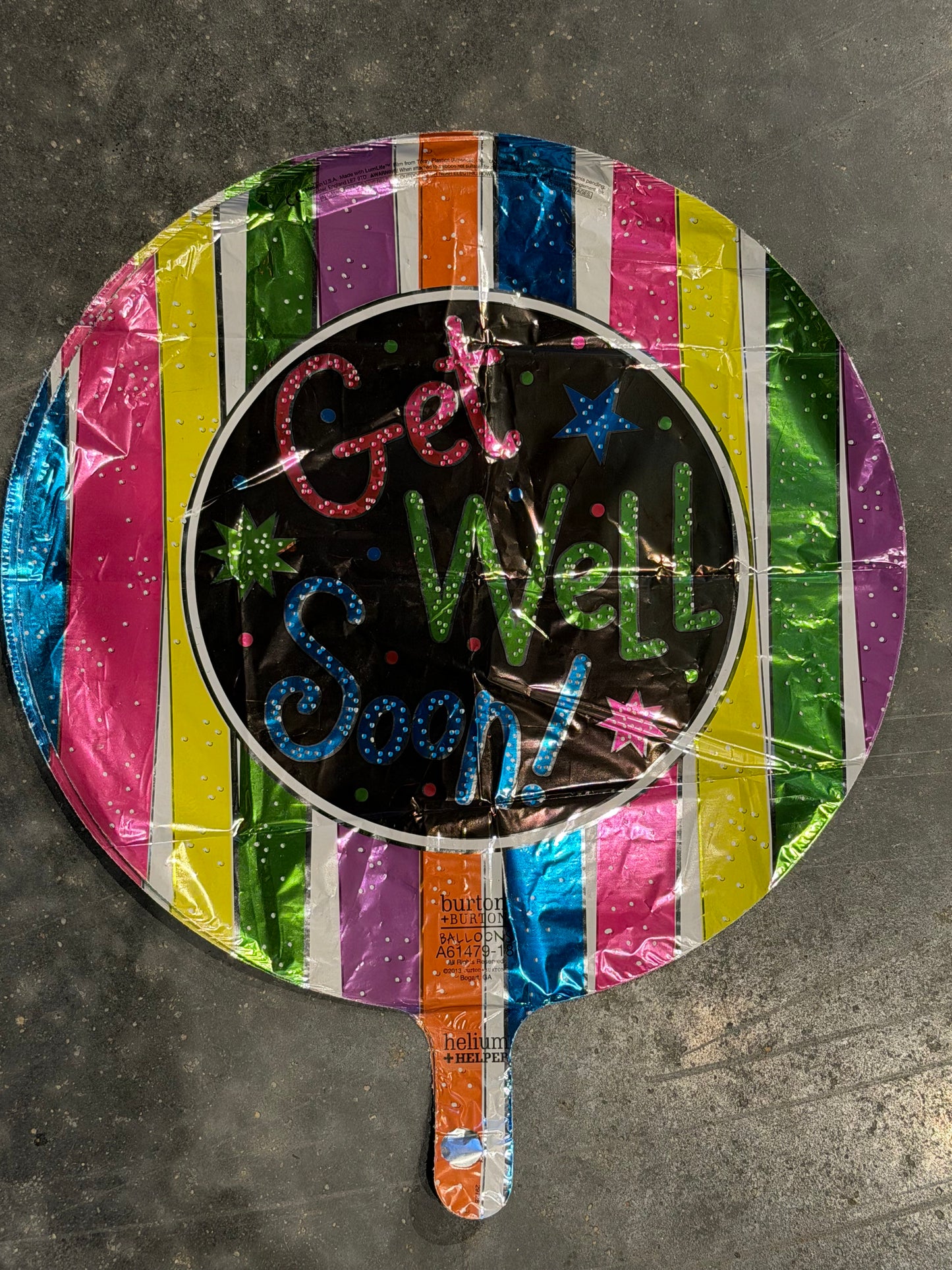 18” Get Well Soon Mylar Ballon