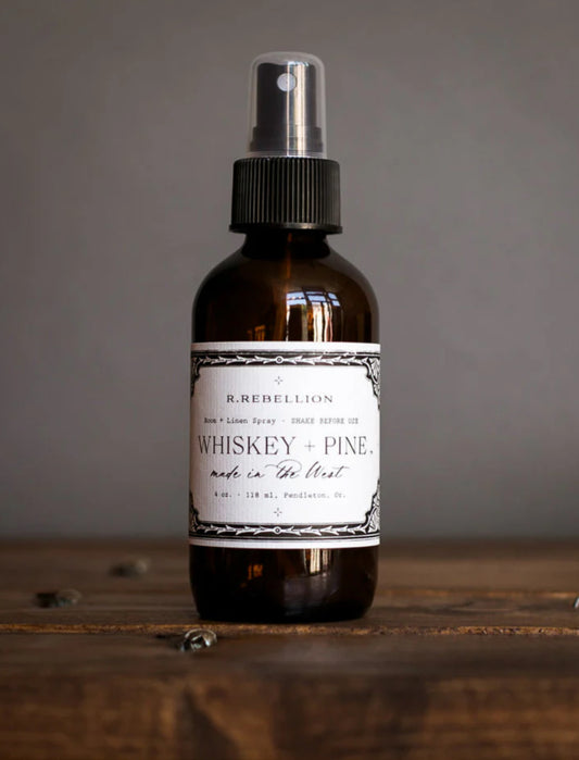 Whisky + Pine Room + Linen Spray