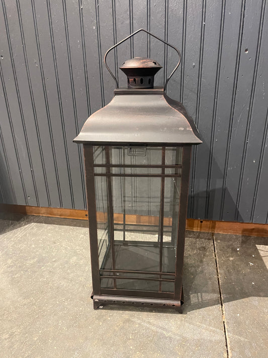 Black  Metal Lantern- large