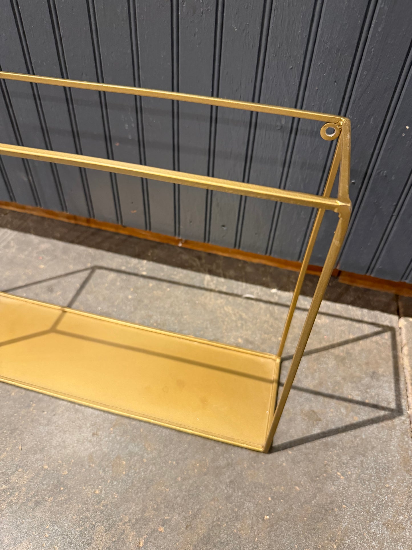 Gold Open Box Shelf