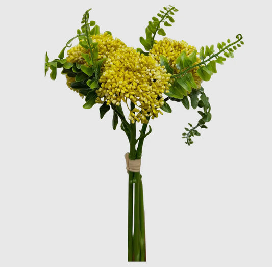 Gold Berry Sedum Spray x3stems