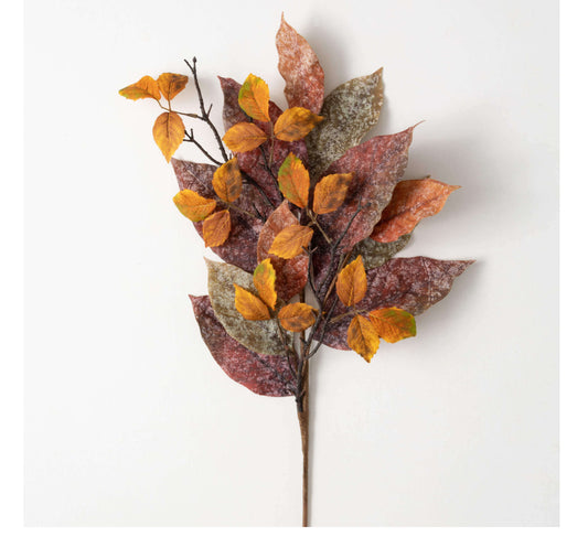 Warm Fall Mixed Leaf Spray