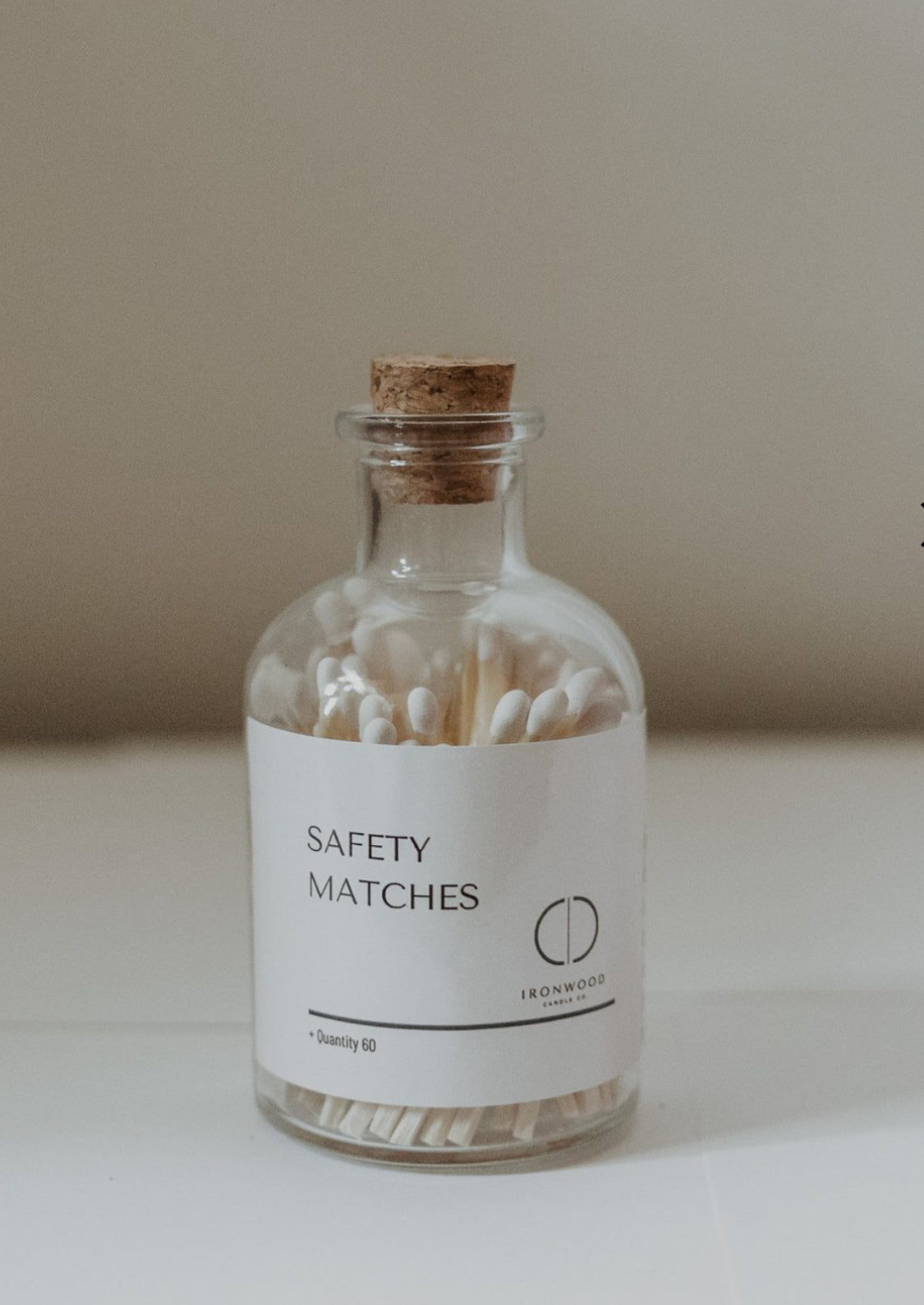 Safety Matches-Apothecary Jar