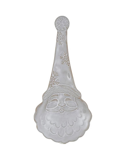 Stoneware Santa Spoon