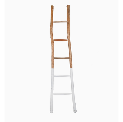 White Dipped Decorative Ladder