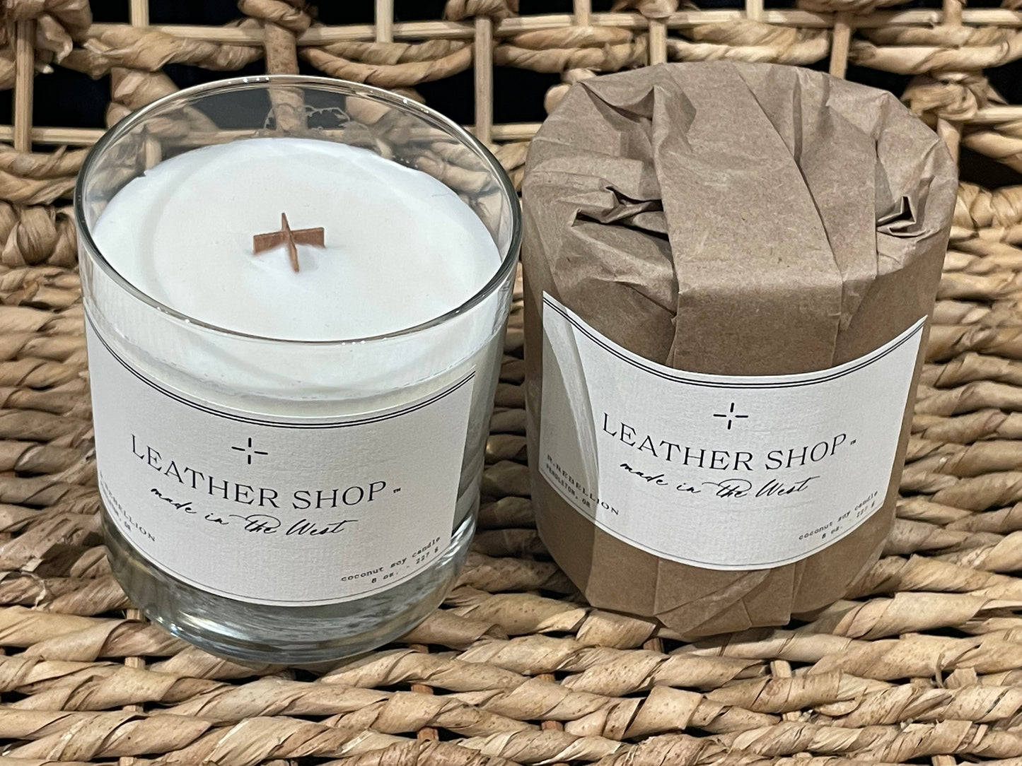 “Leather Shop” Candle