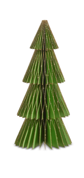 12” Green Paper Tree