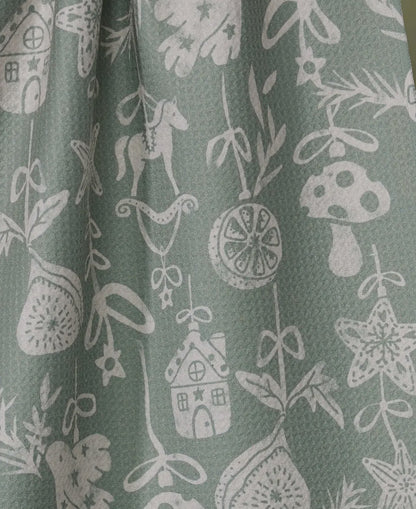Cozy Ornaments Tea Towel