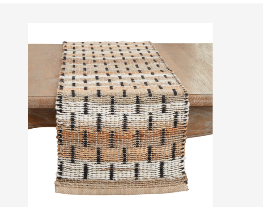 Tailored Stripe Table Runner