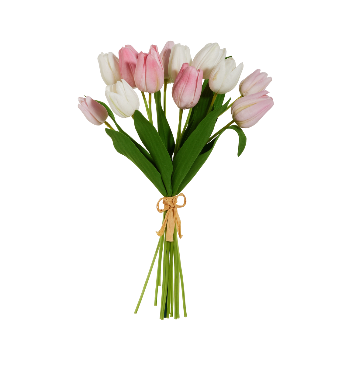 15” Real Touch Light Pink Tulip Bundle