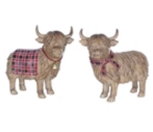 7.75” Highland Cow-2 Asst