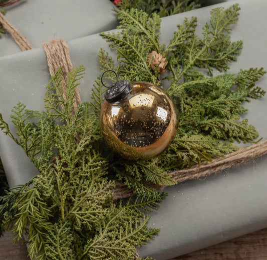 3” Bronze Kugel Ornament