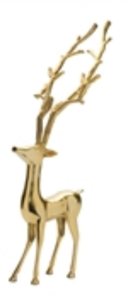 32.5” Gold Aluminum Deer