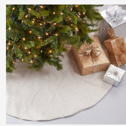 Diamond Stitched Tree Skirt