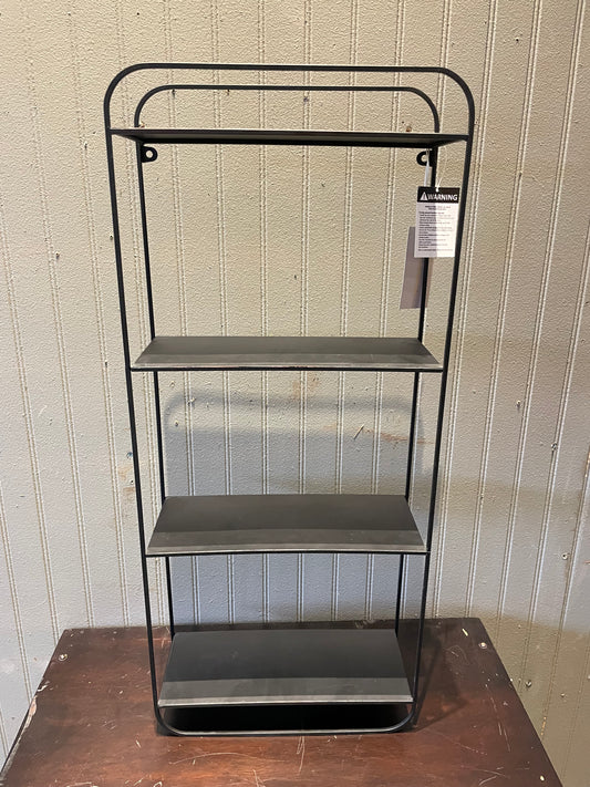 Black Metal 4 Shelf