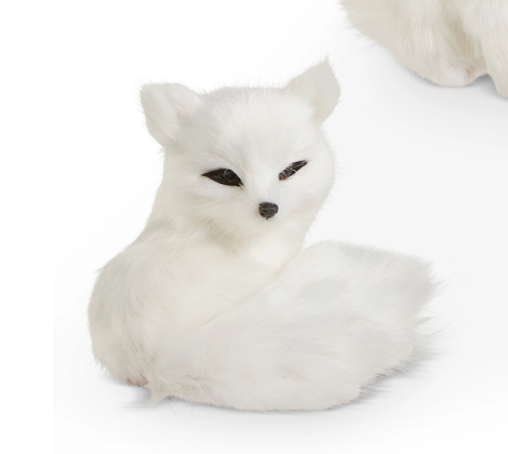 5” White Fox Ornament