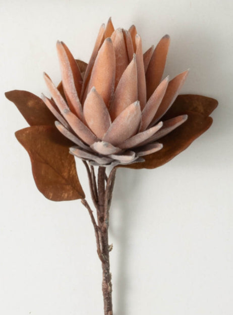 Fall Light Rust Artichoke Spray