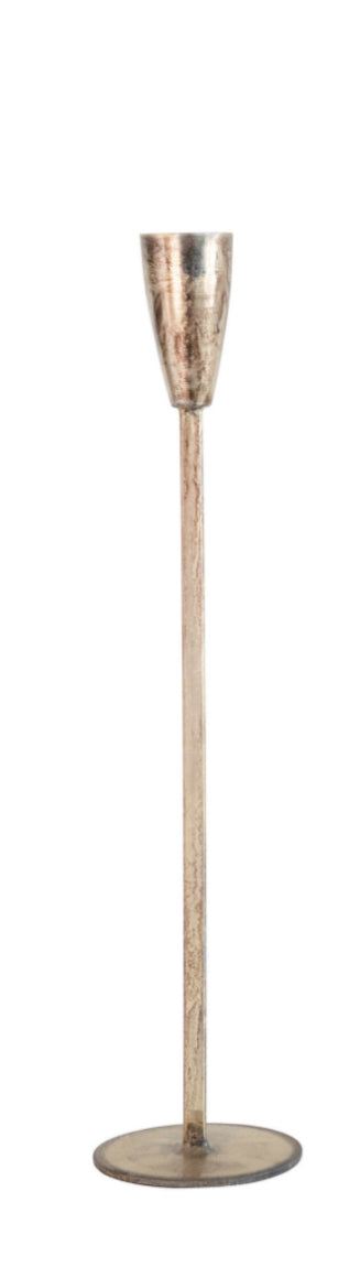 20” Brass Metal Taper Candle Holder