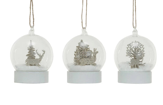Glass Snow Globe Ornament