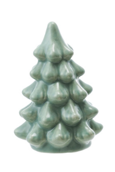 2-1/2”H Green Stoneware Tree