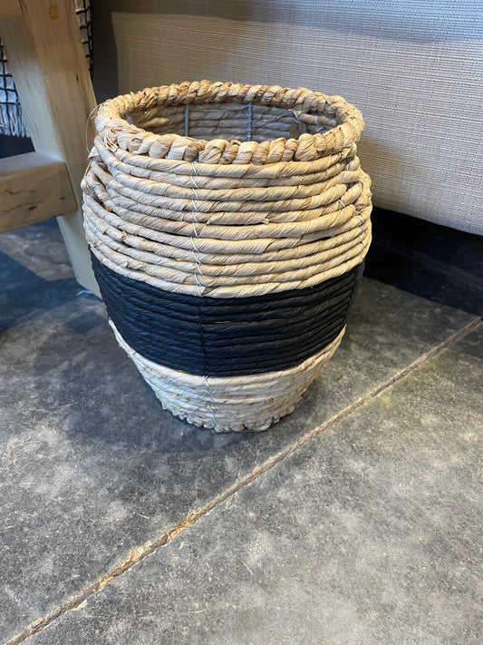 Natural/Black Basket