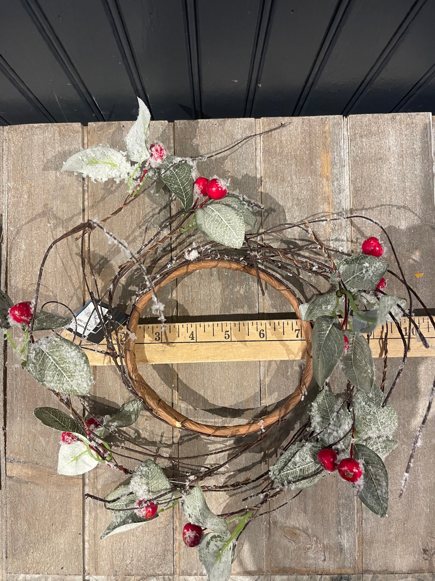 Frosted Holly Berry Wreath