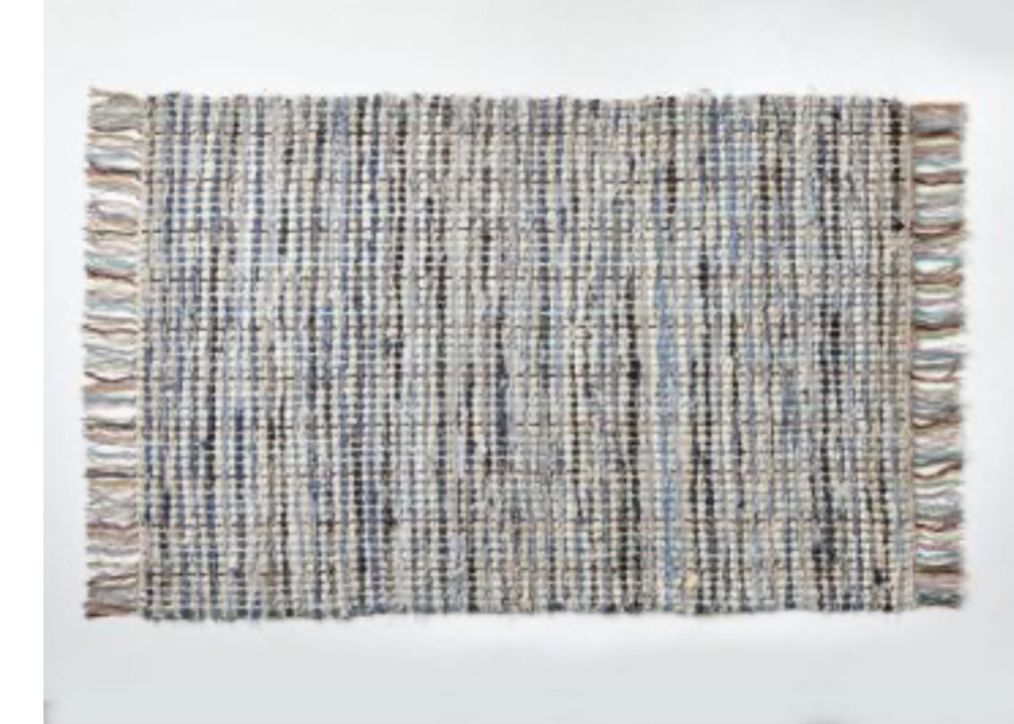 Plaid Chindi Rug