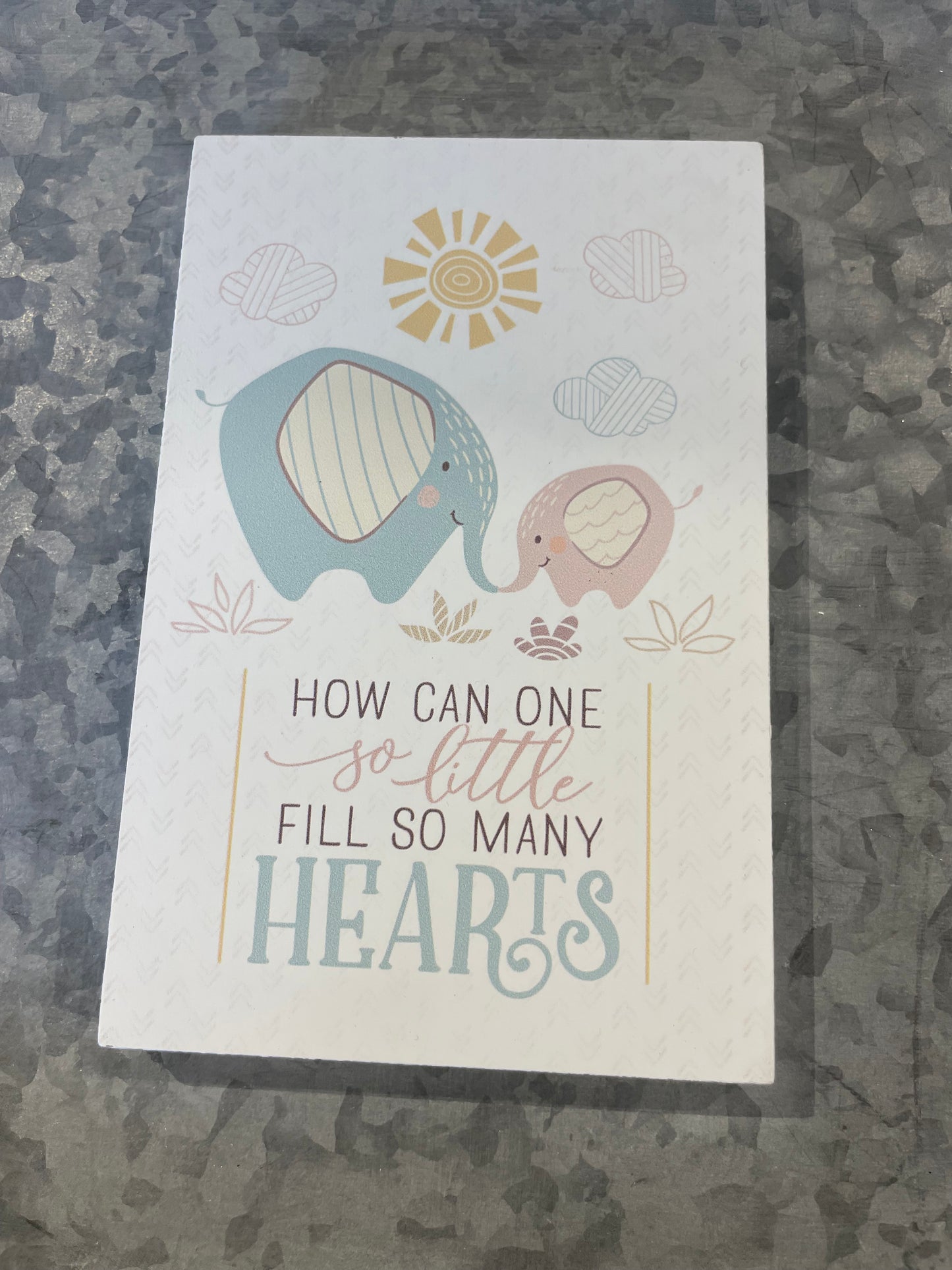 How can one so little Keepsake Card