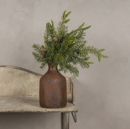 19” Douglas Fir Spray w/ Cones