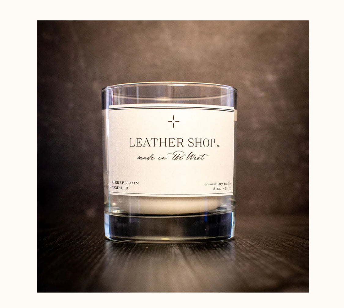 “Leather Shop” Candle