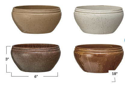 Stoneware Vintage Reproduction Bowl