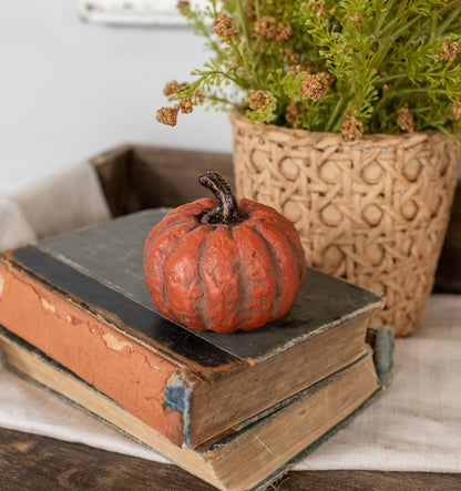 2.75” Orange Short Pumpkin