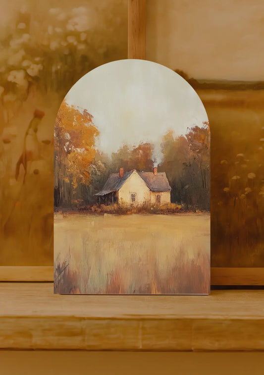 6”x4” Autumn Cottage Arch Sign
